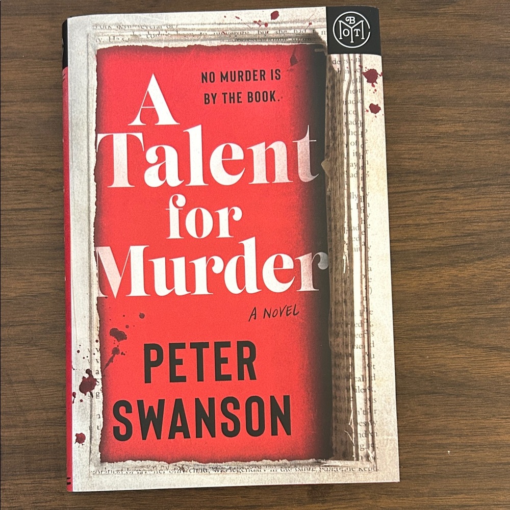 A Talent for Murder Book by Peter Swanson